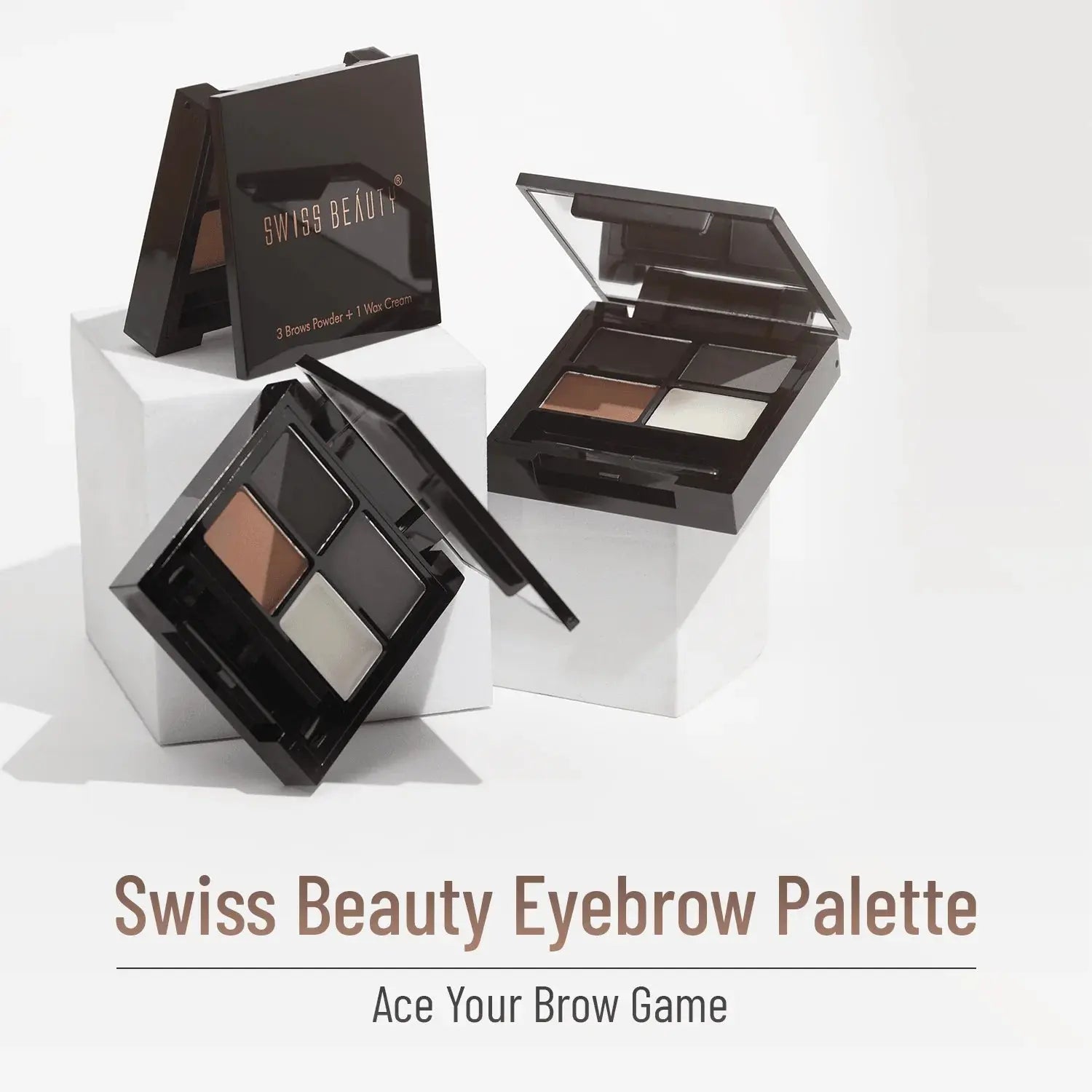 SWISS BEAUTY 3-in-1 Eyebrow Palette beautycart