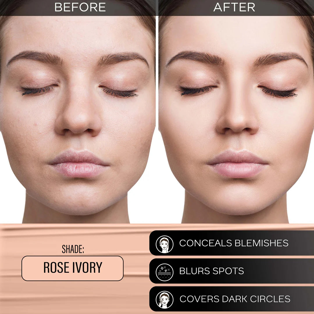 FACESCANADA All Day Hydra Matte Foundation|3-In-1 Foundation + Moisturizer Cream+Spf 30