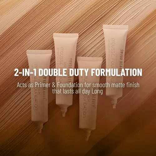 SWISS BEAUTY Primer Mousse Foundation Weightless Smooth & Velvet Touch beautycart