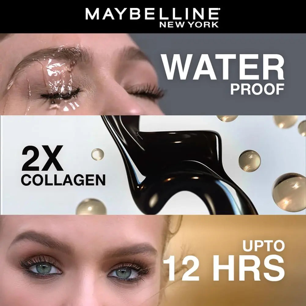 MAYBELLINE New York Volume Express Colossal Mascara, Waterproof, Black, 10ml beautycart
