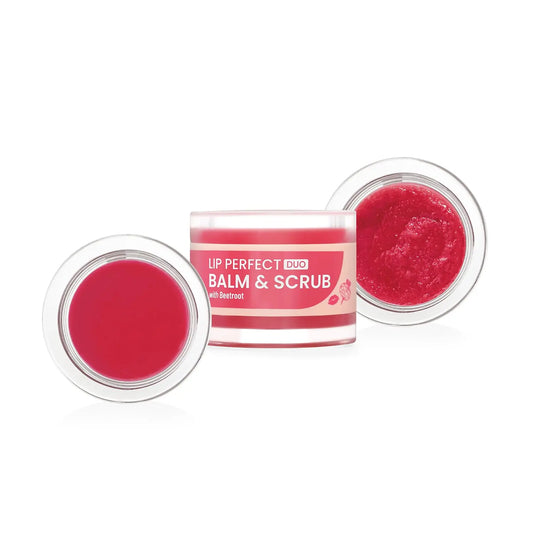 SWISS BEAUTY Lip Perfect Duo Balm & Scrub (Shade- Beetroot) beautycart
