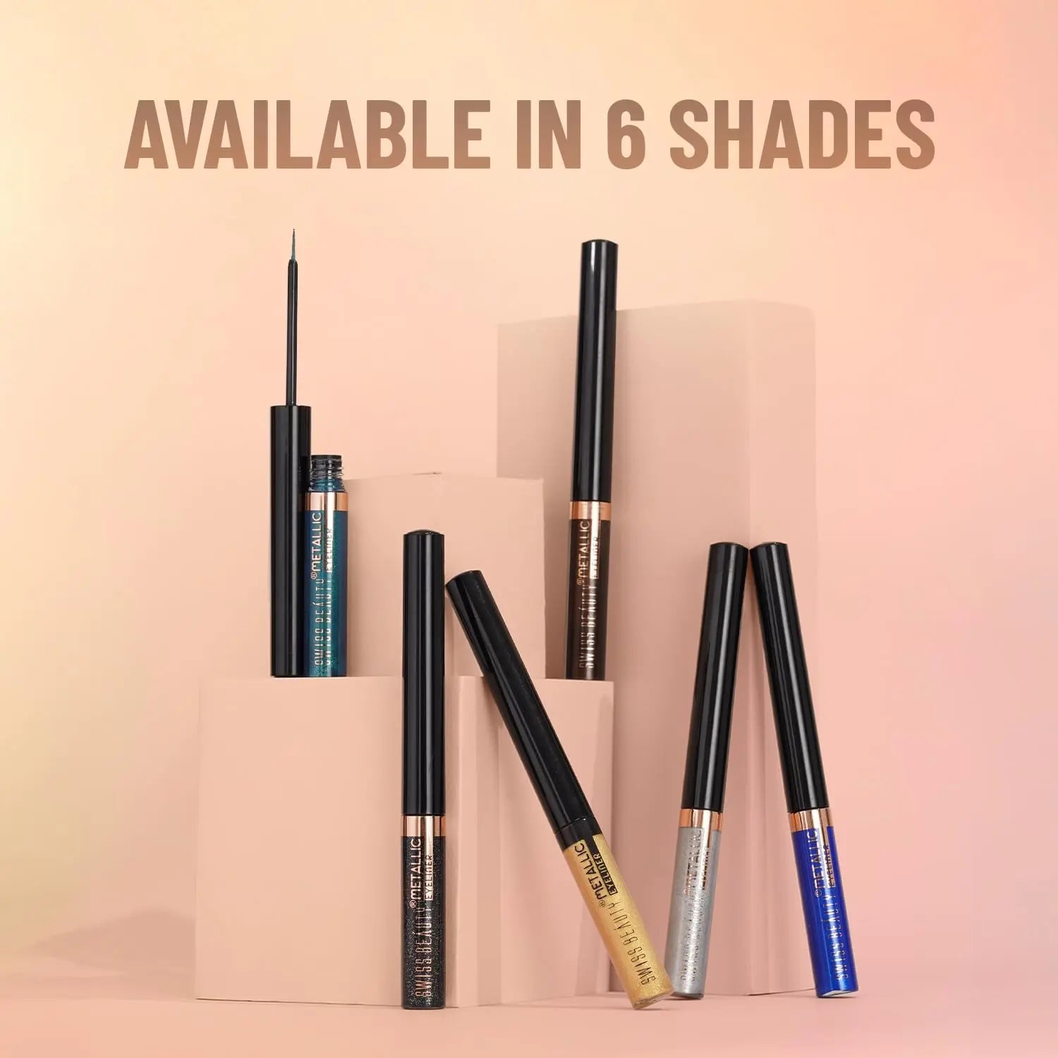 SWISS BEAUTY Metallic Black Eyeliner beautycart