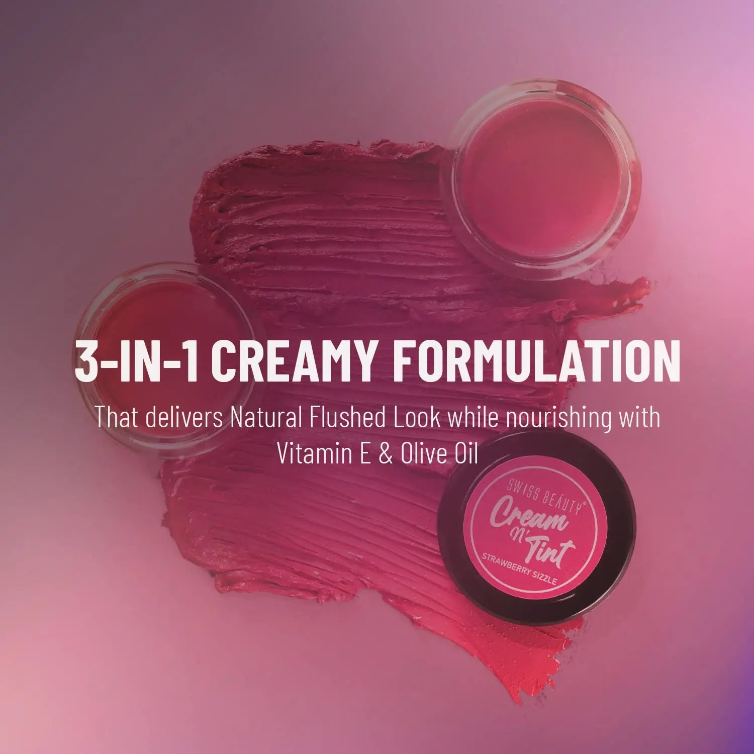 SWISS BEAUTY 3-in-1 Cream N'Tint (Shade - Fruity Fig, 8Gm) beautycart