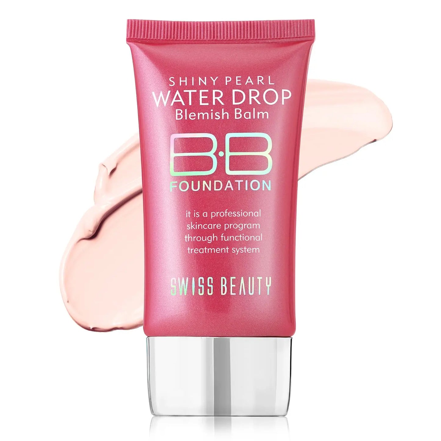 SWISS BEAUTY Matte Shiny Pearl Water Drop Blemish Long Lasting Balm BB Lightweight, Liquid Foundation, Face Makeup beautycart