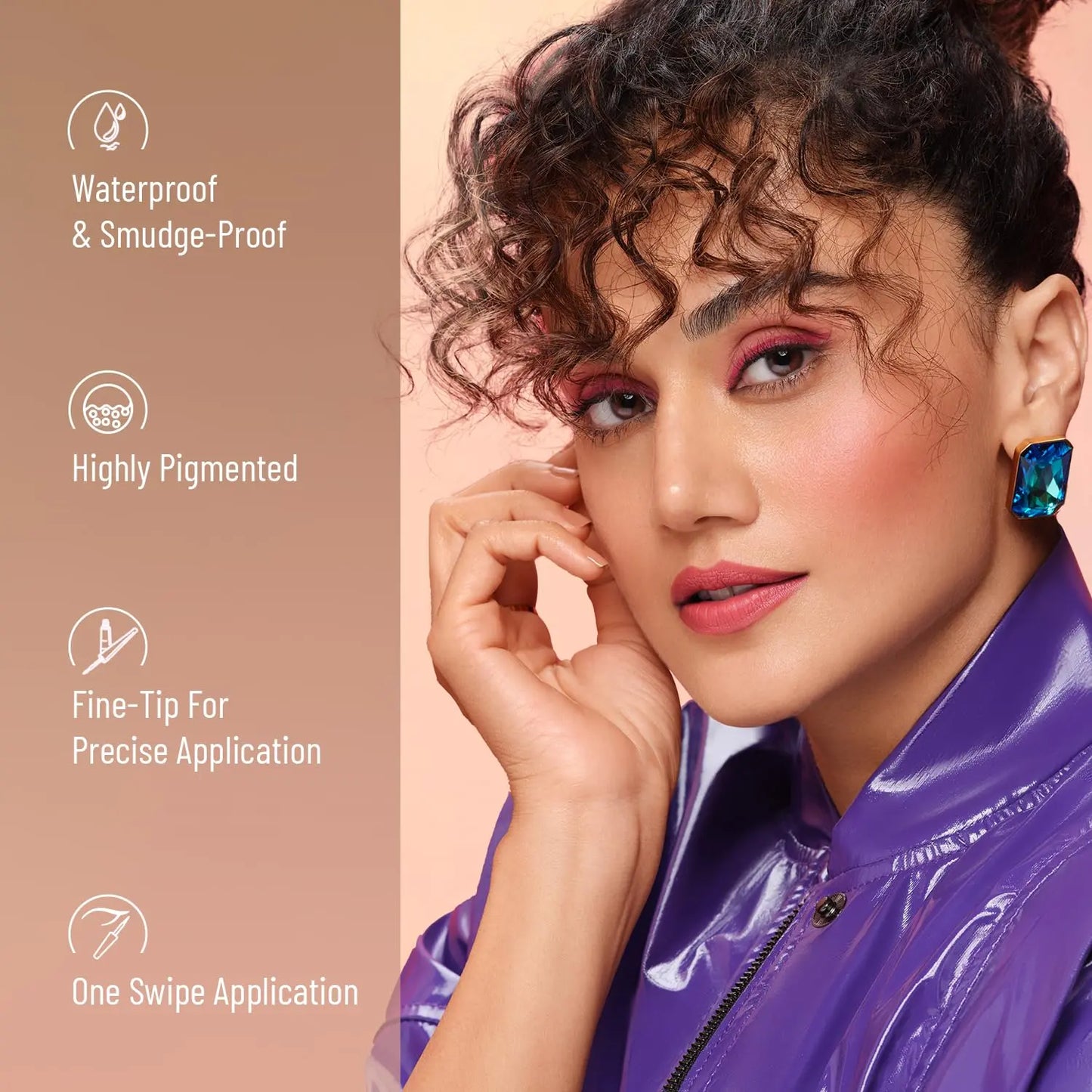 SWISS BEAUTY Metallic Black Eyeliner beautycart