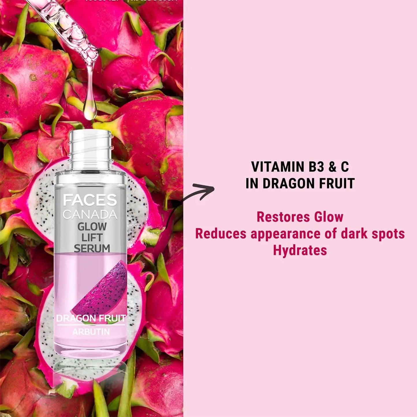 FACES CANADA  Dragon Fruit Glow Lift Serum beautycart