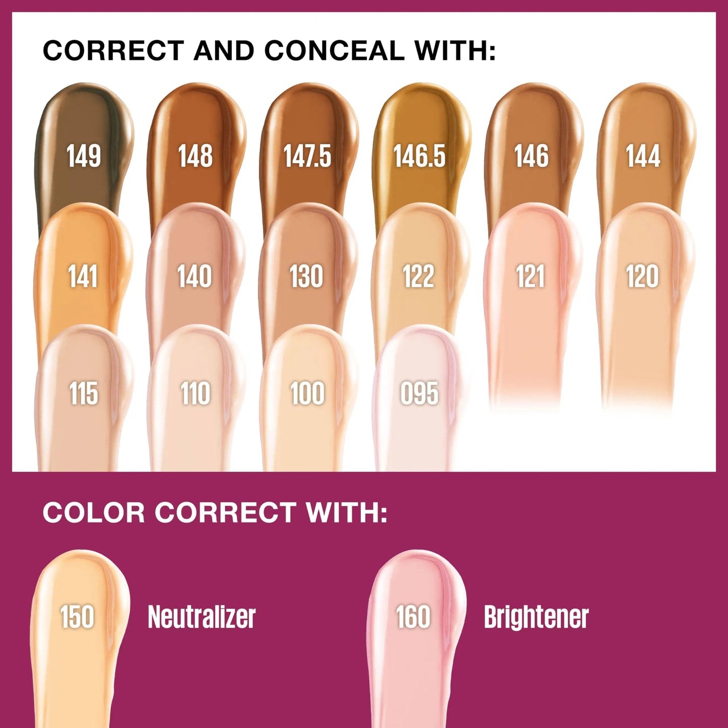 MAYBELLINE New York Pencil Radiant Acne-Prone Full Coverage Concealer (Ivory) My Store